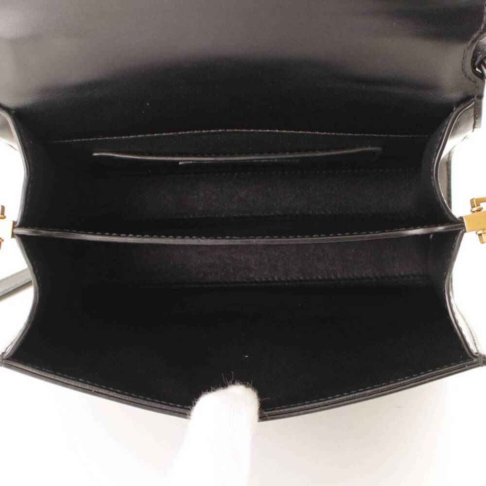 Saint Laurent Cassandra Leather Handbag Black - Picture 6 of 9